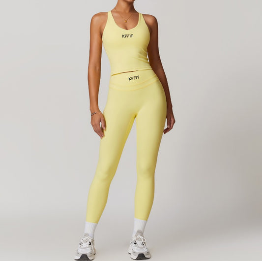 GSSTT01 - KFFIT Racerback Tank & High-Waisted Leggings Set