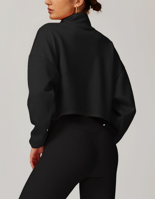 KFFIT LUX Hold seamless 3-piece high-waist support set, shown in black, designed for shaping and comfort.