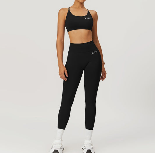 GSPB01 - KFFIT High-Waisted Sports Bra & Leggings Set