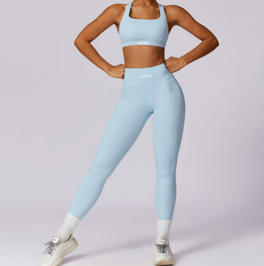 PBC01 - KFFIT Square-Neck Sports Bra & Leggings Set