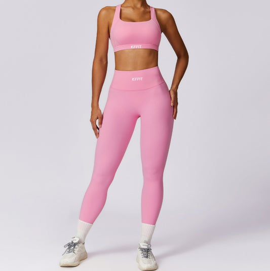 PBC01 - KFFIT Square-Neck Sports Bra & Leggings Set