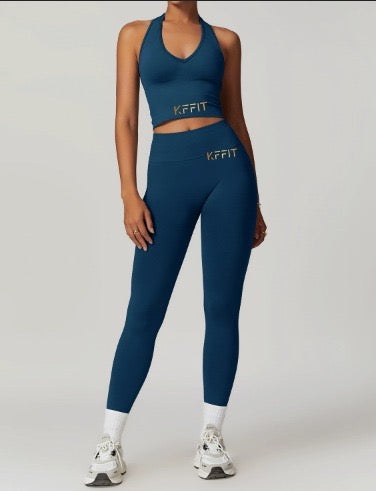 KFFIT Winter Luxe 4-piece set featuring cozy winter clothing with stylish design in neutral tones.